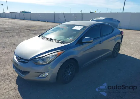 2012 Hyundai Elantra Gls (Ulsan Plant) from USA, damaged, VIN KMHDH4AEXCU377827